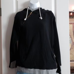 Double hooded light weight pullover